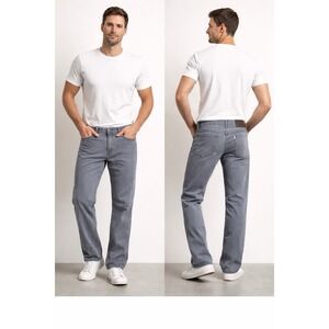 Levi's 514 Men's 34x32 (Tag 36x34) Straight Fit Blue Denim Jeans Classic
